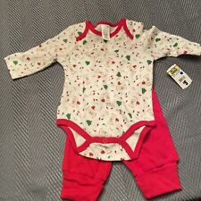 Premier Baby One-Piece and Pants Size 0-3 Months Christmas Lights Reindeer Tree