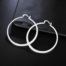 Fine beautiful jewelry Fashion 925 Silver women pretty charm circle Earring