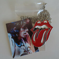 Keith Richards Tongue Pendant - Keef Rolling Stones Jewellery Accessory