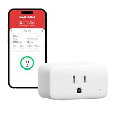 SwitchBot Smart Plug Mini 15A, Energy Monitor, Smart Home WiFi(2.4GHz) & Blue... - Dover - US