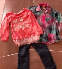 Three Item Lot Gymboree , Arizona Shirts And Pants Girls Size 18 To 24 Months