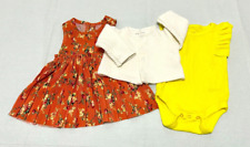 Girls 0-3M Months 3-Items! Dress/Jacket/Bodysuit--No Rips, Stains, Signs of Wear