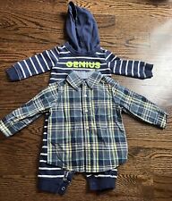 Carter's lot of 2 items: shirt and jumpsuit baby boy Sz. 9 mo