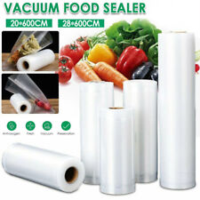 Food VacBags 8''X20' 11X20' Rolls for FoodSaver Embossed Vacuum Sealer Bag USA"