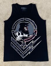 Metal Mulisha Mens Tank Top Medium Black Graphic Logo Sleeveless - Nice!