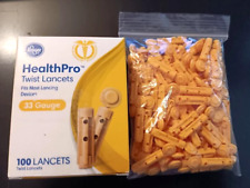 Health Pro 33 Gauge Twist Lancets Kroger 200ct EXP. 9/20/28 Free Shipping - Springfield - US