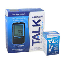 Omnis Health Embrace No-Code Talking Meter with Embrace 50 Test Strips - Plainview - US