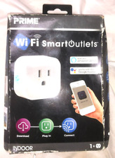 PRIME WIFI SMART OUTLET In-Wall Indoor Receptacle x 1 for Gooogle or Aleexa - Gresham - US
