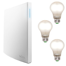 Wink Hub 2 Smart Home HUB - White - w/ Power Supply and 3 Cree Smart Bulbs! - Leavenworth - US