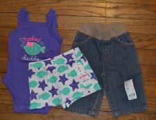 3 Piece Lot Jumping Beans 3 Month Clothes BRAND NEW Jeans, Body Suits, Skort