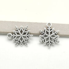 Lot 20pcs snow Antique Silver Charms Pendants for Jewelry Making 20*15mm