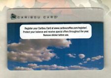 CARIBOU COFFEE Blue Sky and Clouds ( 2006 ) Gift Card ( $0 )