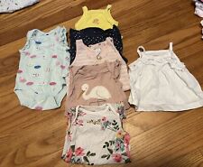 45 Items 0-3 Month Infant Newborn Body Suit, Long/Short Sleeve, Pants, Lot