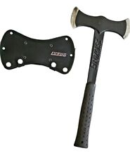 Estwing Double Bit Axe Forged Steel Construction & Shock Reduction Grip Sheath