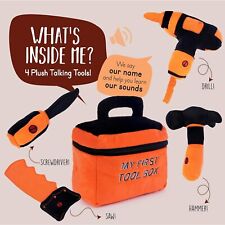 My First Tool Box Plush Talking Toy Construction Tools Pretend Play