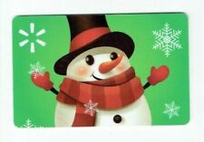 Walmart Gift Card Christmas Holidays 2021 - Snowman - No Value - I Combine Ship