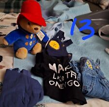 Lot Of 5 Baby Items Size 6-9 Months Hoodie, Overalls, Bodysuit, 1 NwT Bear