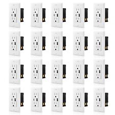 USB Type C Wall Outlet 4.2A Dual High Speed Receptacle with Smart Chip UL 20Pack - South El Monte - US
