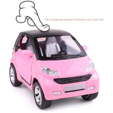 Pink 1:32 Model Car Metal Diecast Toy Vehicle Kids Sound Light For Smart ForTwo - CN