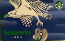 STARBUCKS CARD 2021 🏈 SEATTLE SEAHAWKS 🏈 " FOOTBALL COFFEE CARD🔥GO HAWKS!!!"