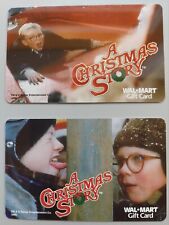 A Christmas Story - 2 Walmart collectable gift cards. No Value - unused 2006