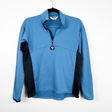 Pearl Izumi Mens 1/4 Zip Long Sleeve Pullover Blue Sz M