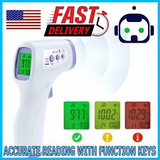 Large LCD Digital Infrared Thermometer Non-contact Forehead Baby Temperature Gun