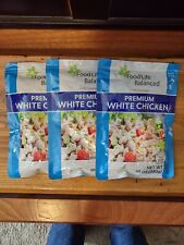 Food Life Survival Premium White Chicken Ready Eat Cooked 10 oz Each LOT of 3