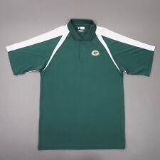 NFL Team Apparel Green Bay Packers Mens Medium Green Short Sleeve Polo Shirt