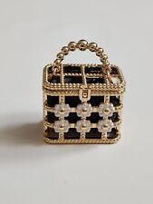 ZURU Mini Brands Fashion Series 3 Doll Bags Black Gold Cage Purse Daisy Handbag