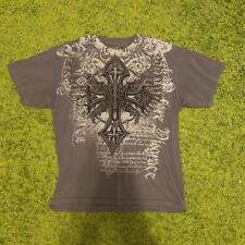 New Affliction Style Gothic Grunge Opium Graphic Shirt Vintage Clothes Fashion