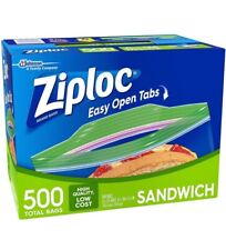 Ziploc Sandwich Bags 1000ct Brand New 2 Pack Of 500ct