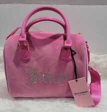 Juicy Couture Obsession Satchel Juicy Pink Velour Brand New With Tags