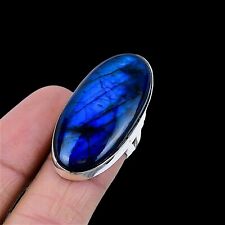 Labradorite Ring 925 Sterling Silver Ring Handmade Gemstone Ring Women's Ring