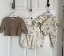 Baby Cream Beige Mix ZARA X 3 ITEMS Bundle - Age 0-3months EXC CONDITION