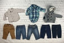 6 Months Boy Lot Boys Bundle Button Up Shirts Pants Jeans Hoodie 8 Items