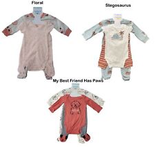 Carter's 3 Piece Baby Two Way Zip Machine Washable Layette Set