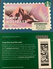 2021 STARBUCKS CHRISTMAS HAPPY HOLIDAYS" GIFT CARD #6196 NO VALUE "
