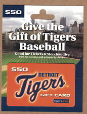 MLB Detroit Tigers Gift Card ( No Value !!! )