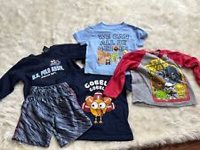 Lot of 5 Boys Clothing Items - 18 Months - Four Tops, One Bottom