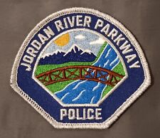 Jordan River Parkway Police Patch H3 x W3.5" Brand new. "