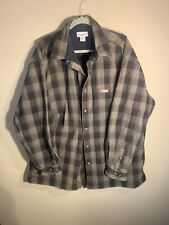 Cathartt Flannel Jacket Lined Men’s Workwear Size XL Green