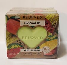 3x Love Beauty And Planet Beloved Vegan Bar Soap, Mango & Lime