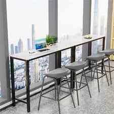 Extra Tall Bar Table 105cm High Workstaion Table Office Home Minimalist Furnitur - Edison - US