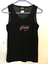 HARLEY DAVIDSON WOMENS TANK TOP L BALTIMORE MD SHIRT BLACK LOGO MOTORCYCLES