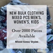 ALL BRAND NEW! WHOLESALE BULK CLOTHING ~ MEN’S WOMEN’S KID’S VINTAGE & PLUS SIZE