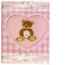 Gift Baby Album Pink Teddy Heart Gift Item Brand New""