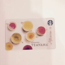 Starbucks Taiwan 2016 Teavana OTG gift card