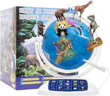 Educational Globe for Kids,Interactive World Globe with Talking Pen, 11.8 Inches - Washington - US