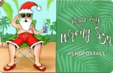 Gift Card: Aeropostale Christmas - Santa Right Gift Wrong Szn (USA) (no value)